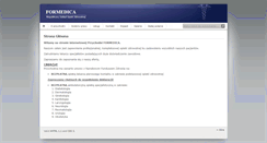 Desktop Screenshot of formedica.com.pl