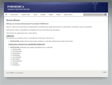 Tablet Screenshot of formedica.com.pl